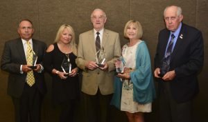 Rob Hancik, Cynthia Hrabko, Lloyd Parr, Carolyn Stuart, Ed Noyallis   (photo credit – Eric Adams).