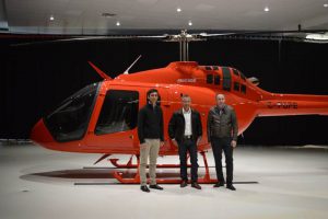Nautilus Aviation receiving its new 505 at Bell’s facility in Mirabel, Canada 